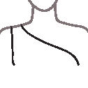 Evening necklines